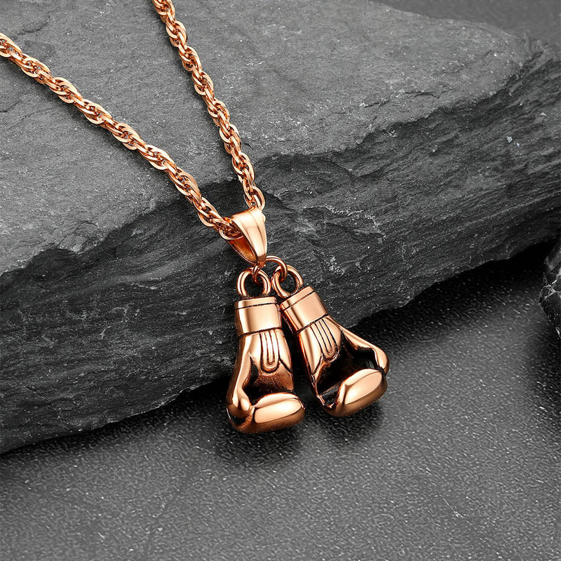 Boxing Gloves Pendant Bodybuilding Pendant Necklace for