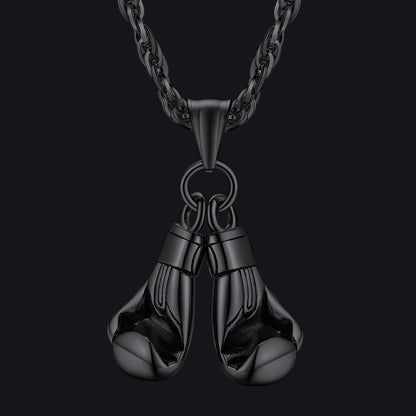 Boxing Gloves Pendant Bodybuilding Pendant Necklace for