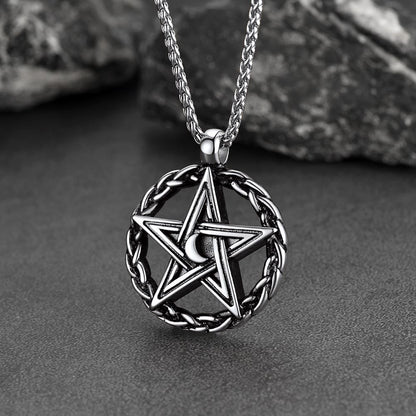 Pentagram Necklace Witch Necklace for