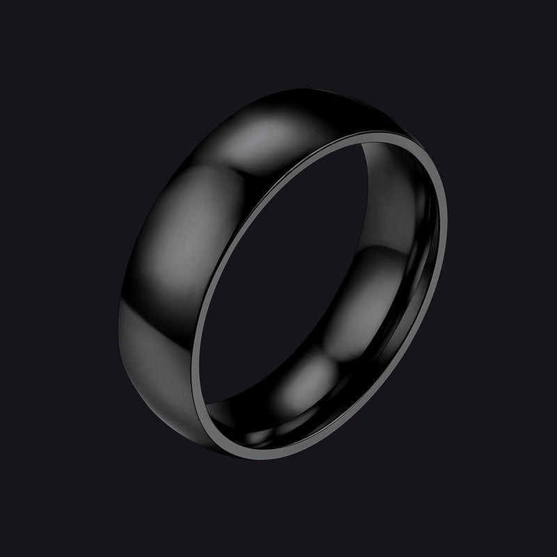 6mm Minimalist Plain Band Ring for