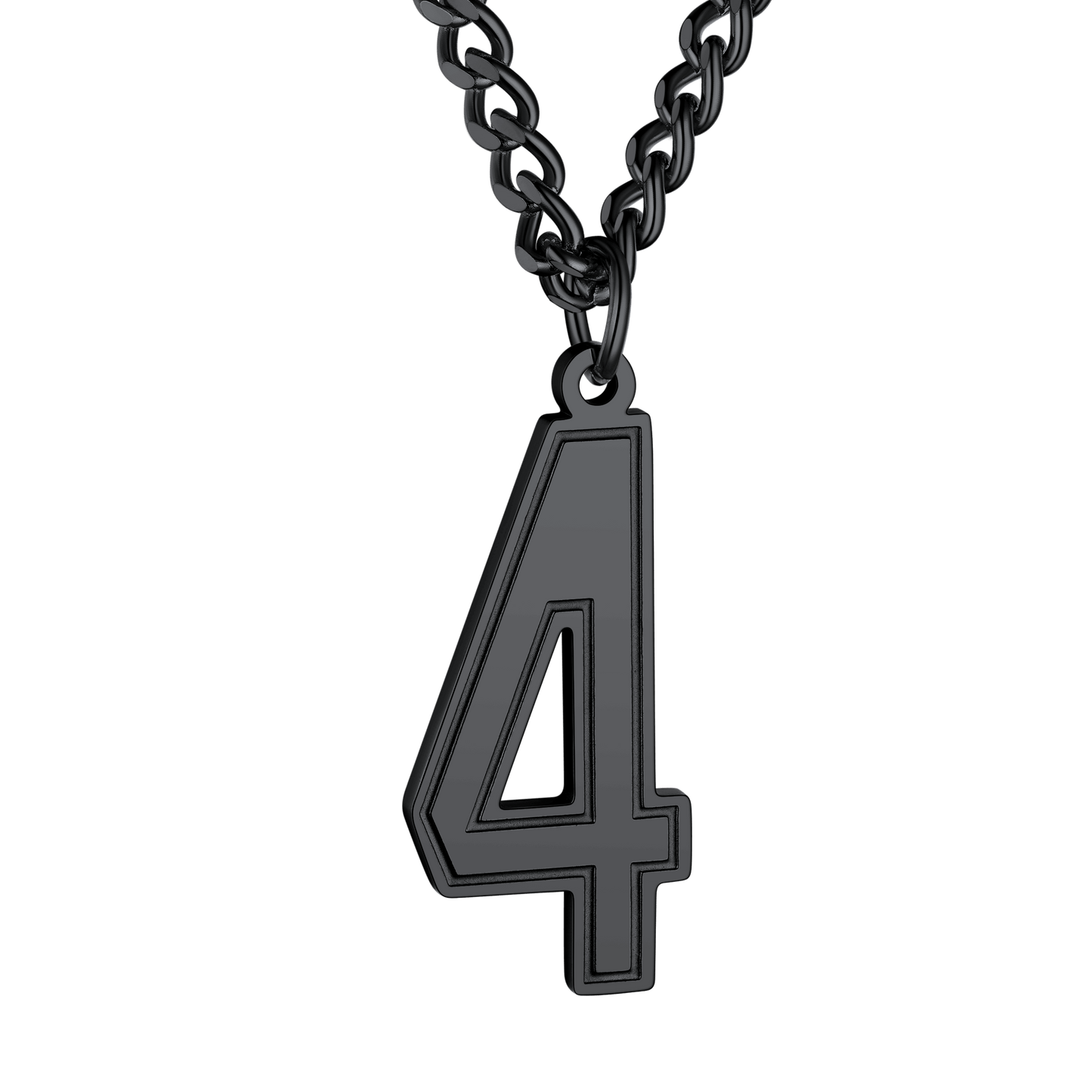 Personalized Sports Jersey Number Chain Necklace for Sport Fans