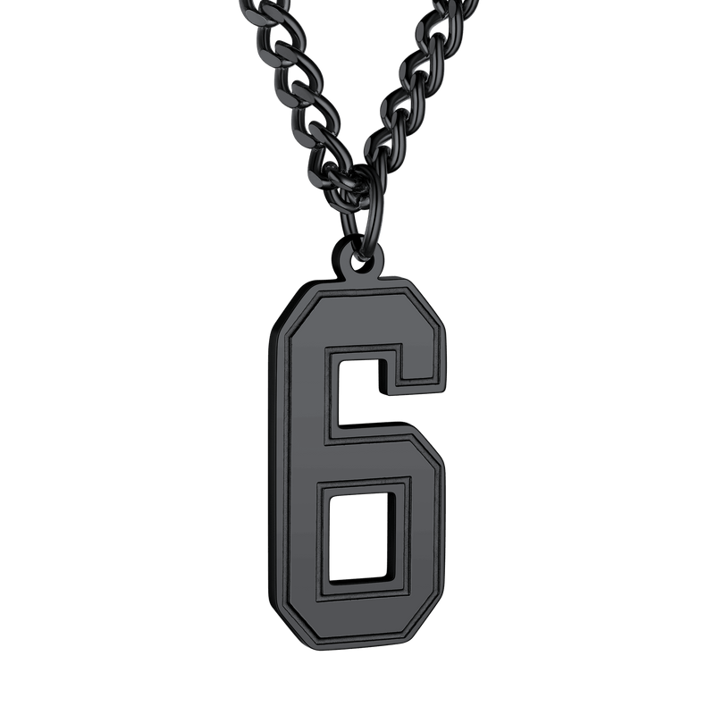 Personalized Sports Jersey Number Chain Necklace for Sport Fans