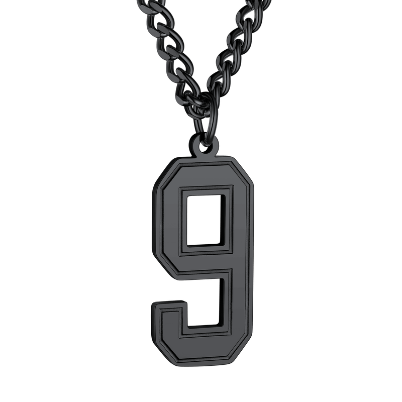 Personalized Sports Jersey Number Chain Necklace for Sport Fans