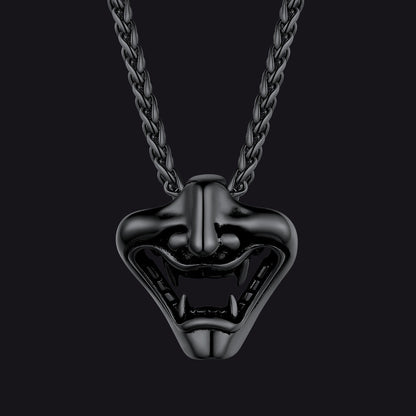 Flash Gothic Devil Joker Necklace for