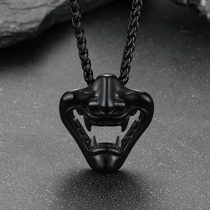 Flash Gothic Devil Joker Necklace for