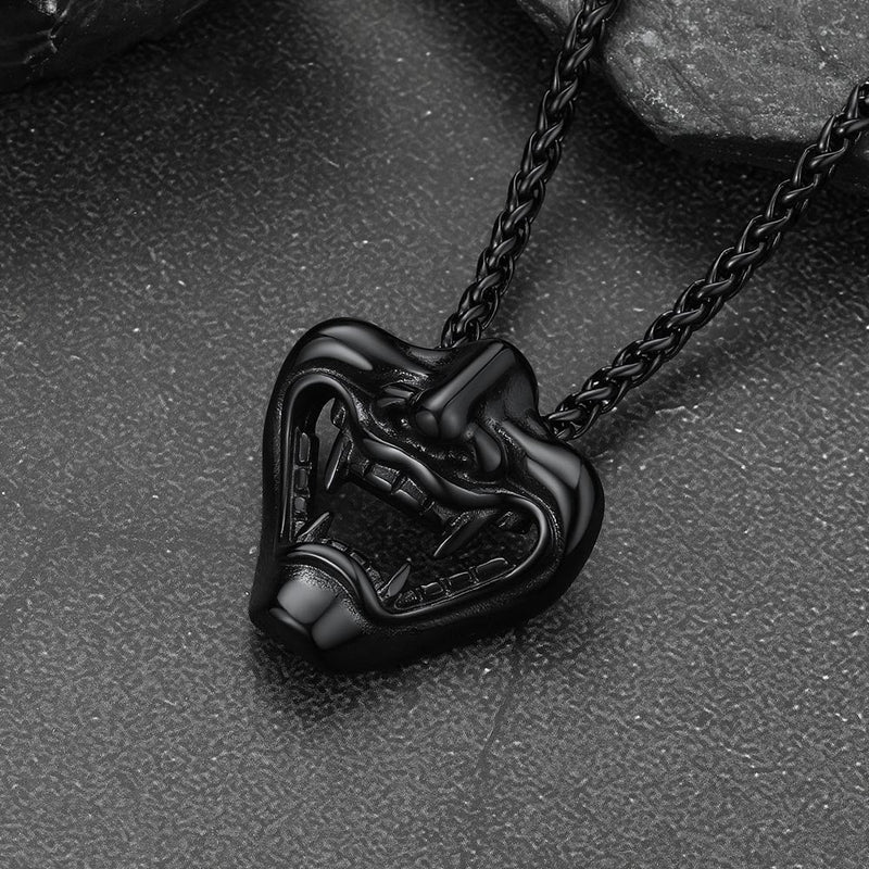 Flash Gothic Devil Joker Necklace for