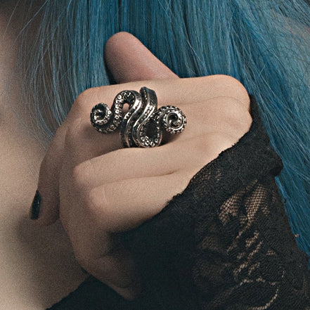Kraken Ring - Alchemy Gothic Octopus Ring