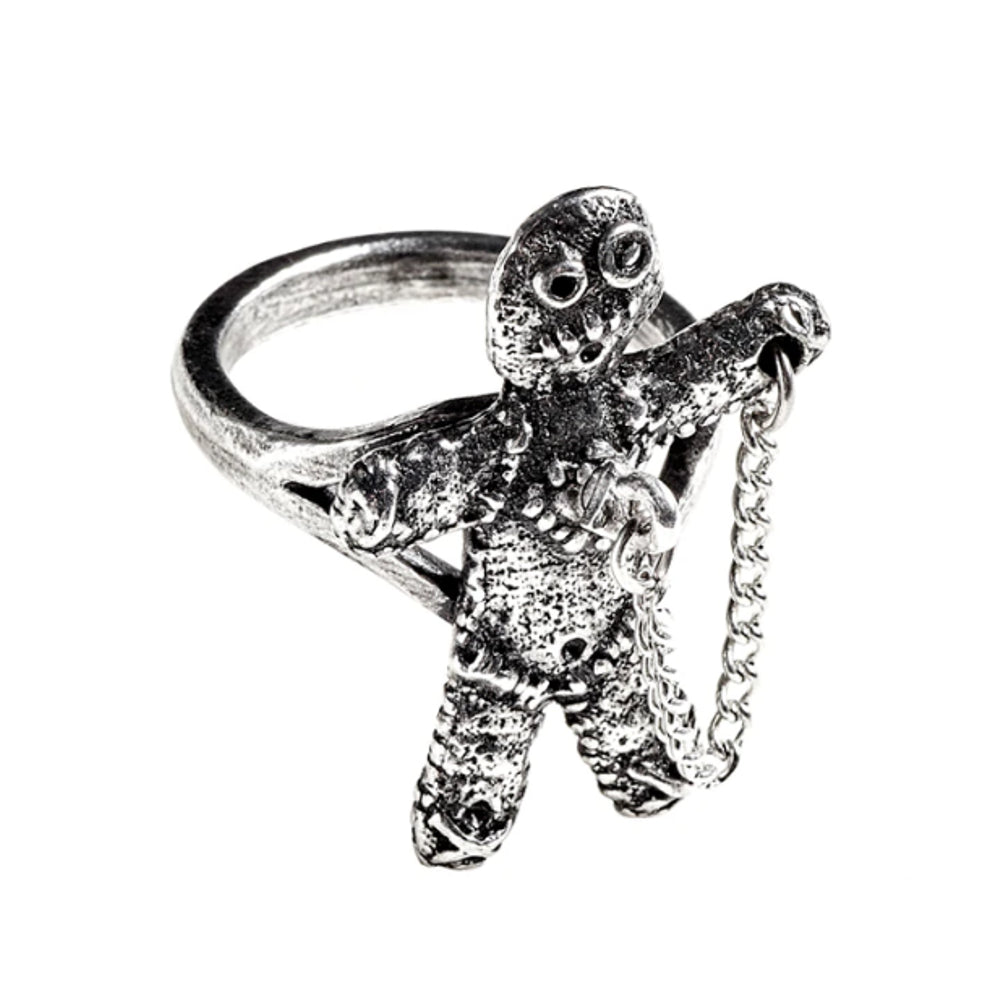 Voodoo Doll Ring by Alchemy Gothic