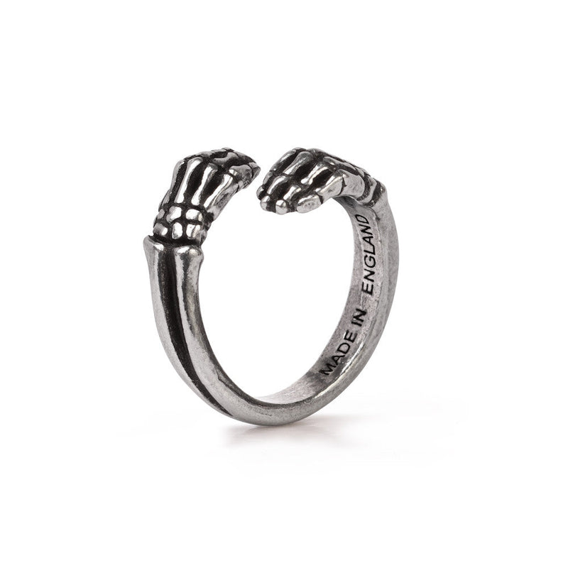 Last Embrace Skeleton Hands Ring by Alchemy Gothic