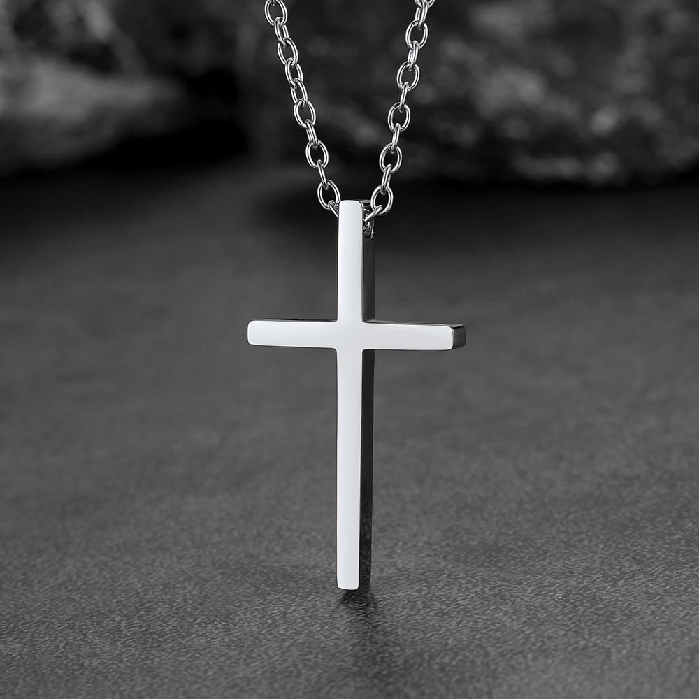 Classic Cross Necklace Christian Faith Pendant for