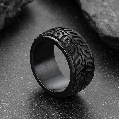 Chunky Tyre Anti Fidget Anxiety Ring for