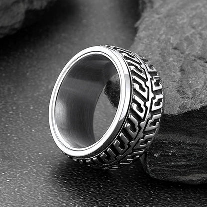 Chunky Tyre Anti Fidget Anxiety Ring for