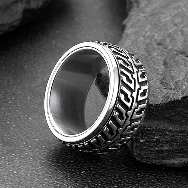 Chunky Tyre Anti Fidget Anxiety Ring for