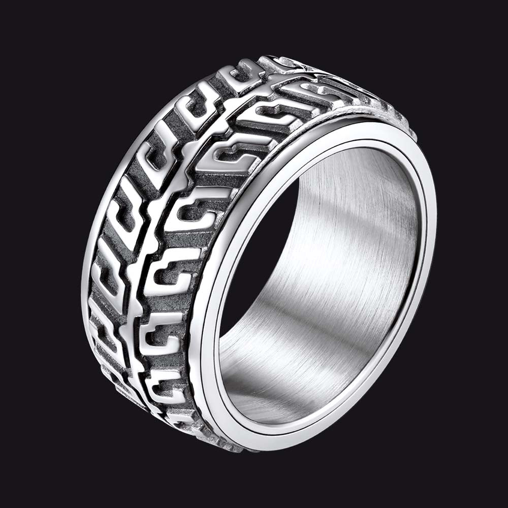 Chunky Tyre Anti Fidget Anxiety Ring for