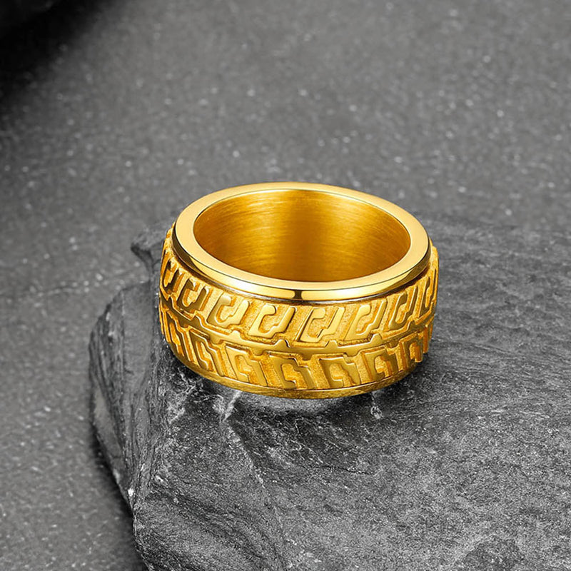 Chunky Tyre Anti Fidget Anxiety Ring for