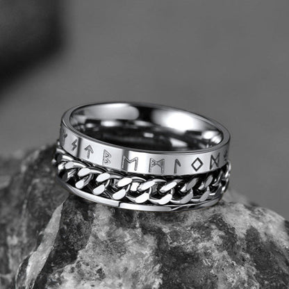 Viking Spinner Fidget Anxiety Ring for