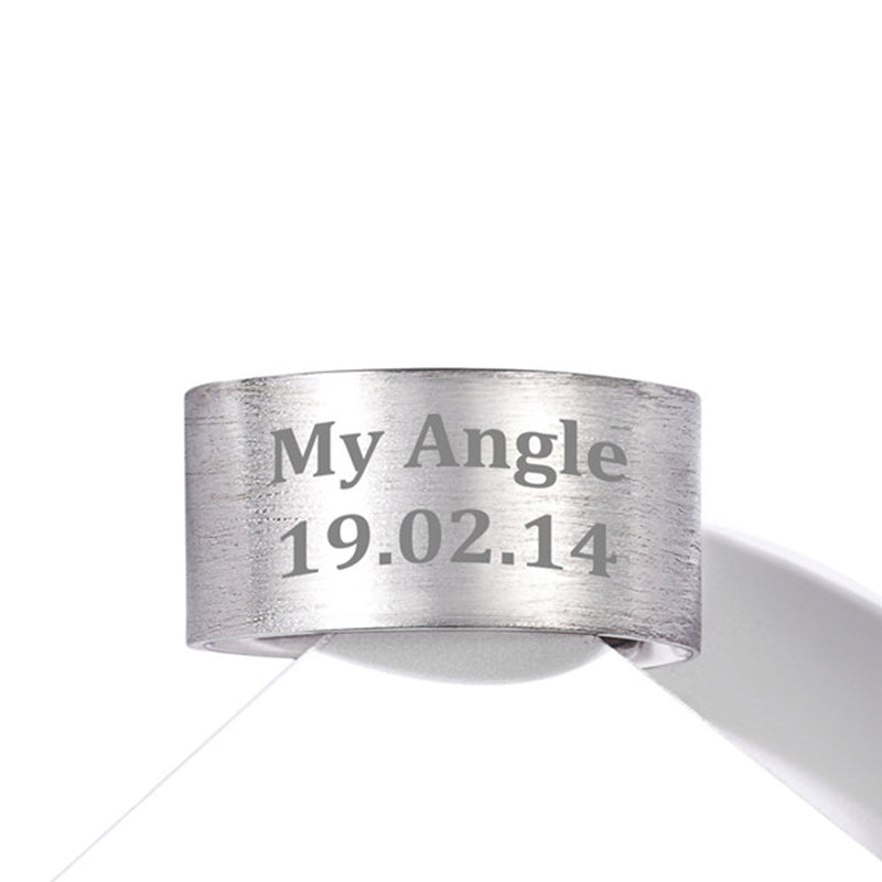 925 Sterling Silver Custom Open Band Ring for , 5/10/15mm