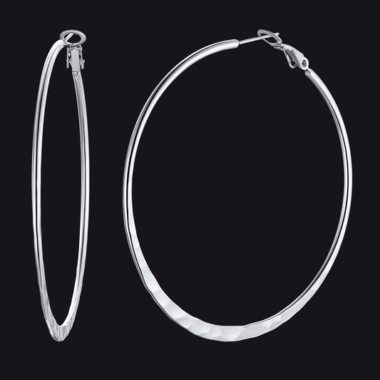 Simple Hoop Earrings for 30/40/60/80 Mm