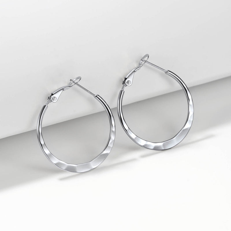 Simple Hoop Earrings for 30/40/60/80 Mm