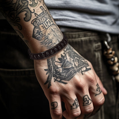 Skull Cuff Bracelet Gothic Punk Bangles for