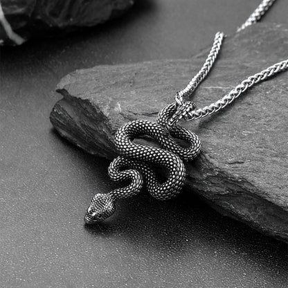 Gothic Retro Snake Necklace for