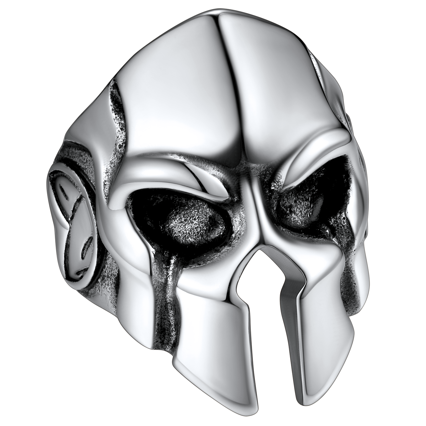 Flash Stainless Steel Spartan Helmet Rings for