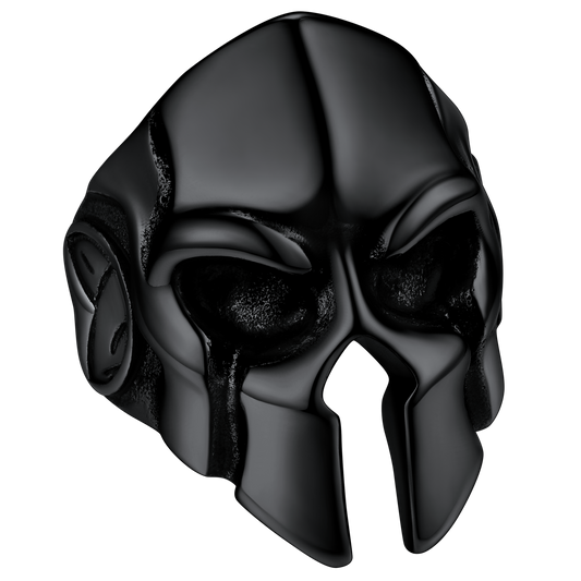 Flash Stainless Steel Spartan Helmet Rings for