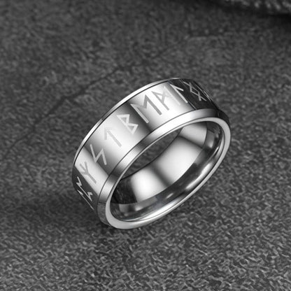 Norse Viking Runes Viking Band Ring for 8mm