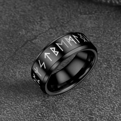 Norse Viking Runes Viking Band Ring for 8mm