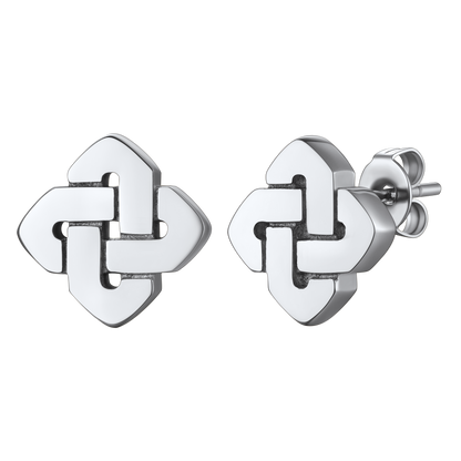 Flash Celtic Stud Earring for