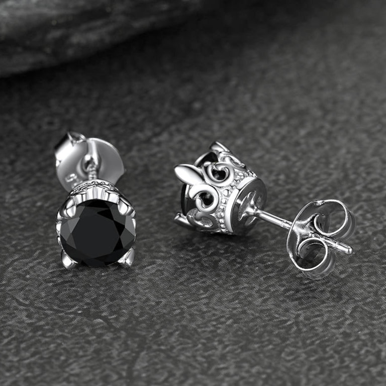 1ct Moissanite Round Cut Diamond Stud Earrings for in 925 Sterling Silver
