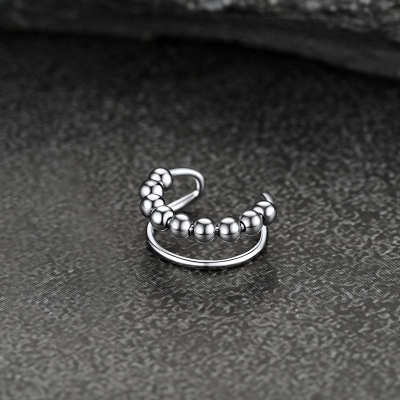 925 Sterling Silver Cartilage Ear Cuff 1pc