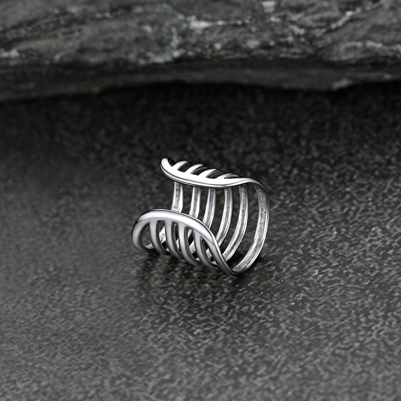 925 Sterling Silver Ear Clip Cuff Cartilage Wrap Earrings 1pc