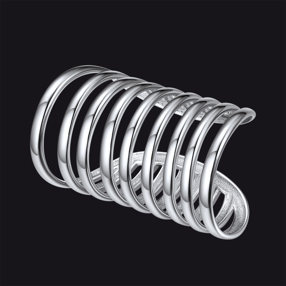 925 Sterling Silver Ear Cuff Cartilage Wrap Around Helix Earrings 1pc