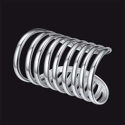 925 Sterling Silver Ear Cuff Cartilage Wrap Around Helix Earrings 1pc
