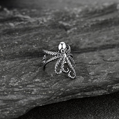 Sterling Silver Octopus Ear Cuff Earring for 1pc