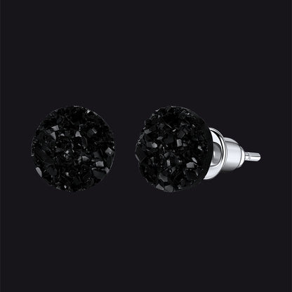 925 Sterling Silver Diamond Stud Earrings for