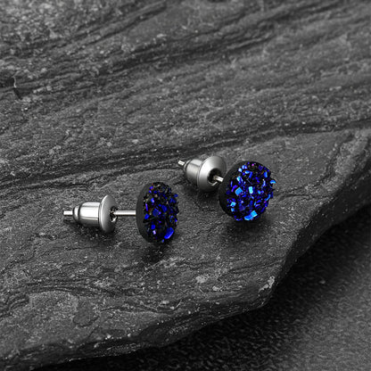 925 Sterling Silver Diamond Stud Earrings for