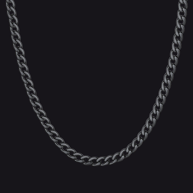 Sturdy Cuban Link Chain Necklace Lobster Clasp for