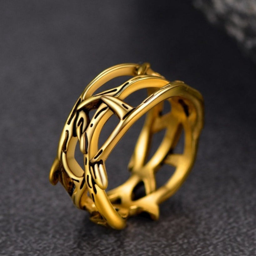 Christian Jesus Crown of Thorns Ring for