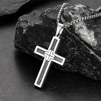 Christian Cross Necklace Pendant for
