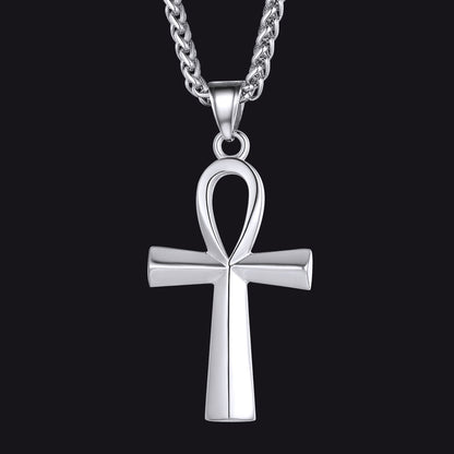 Egyptian Coptic Ankh Cross Necklace for
