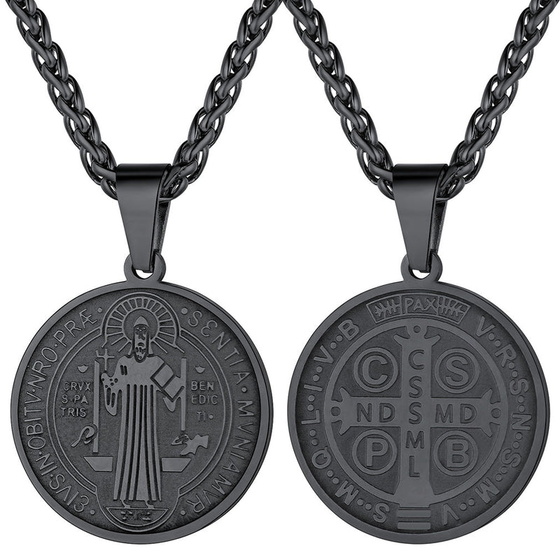 Christian St. Benedict Medal Necklace for