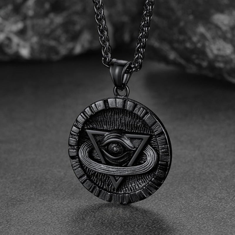 Triangle All-seeing Eye Necklace Providence Pendant for