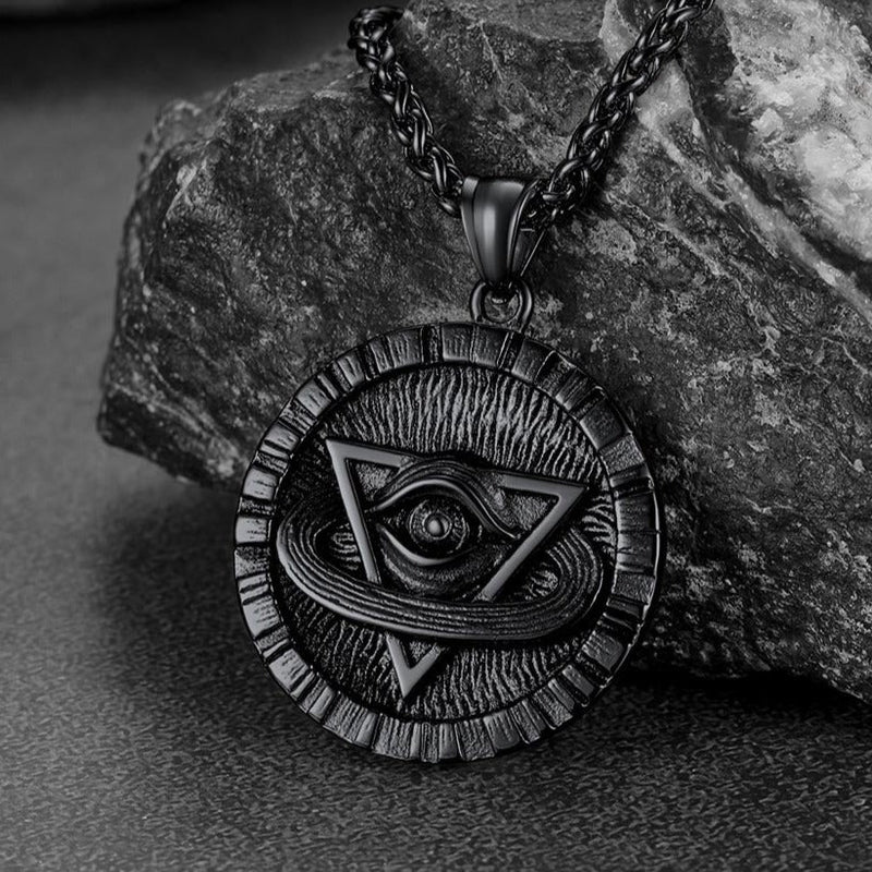 Triangle All-seeing Eye Necklace Providence Pendant for