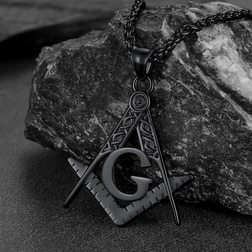 Classic Masonic Pendant Necklace for Freemason