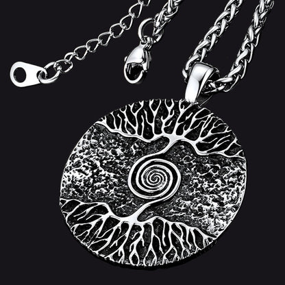 Viking Tree of Life Pendant Necklace for
