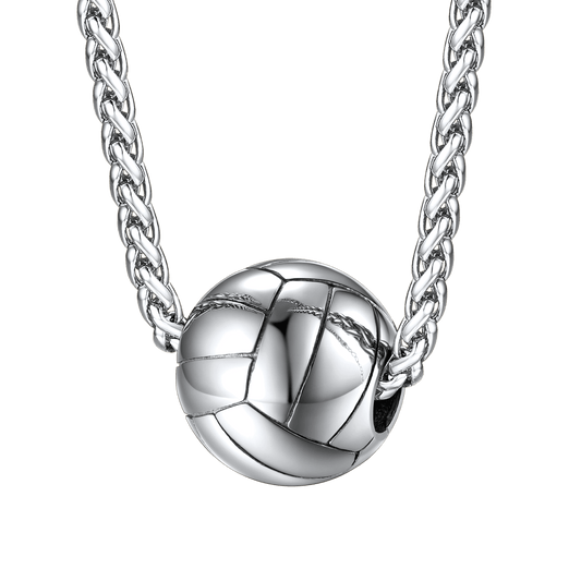 Sport Volleyball Necklace Pendant for