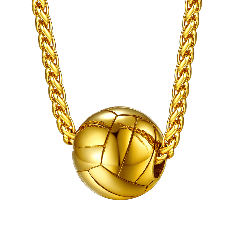 Sport Volleyball Necklace Pendant for