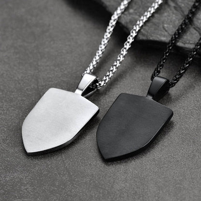 Custom Masonic Shield Pendant Necklace for